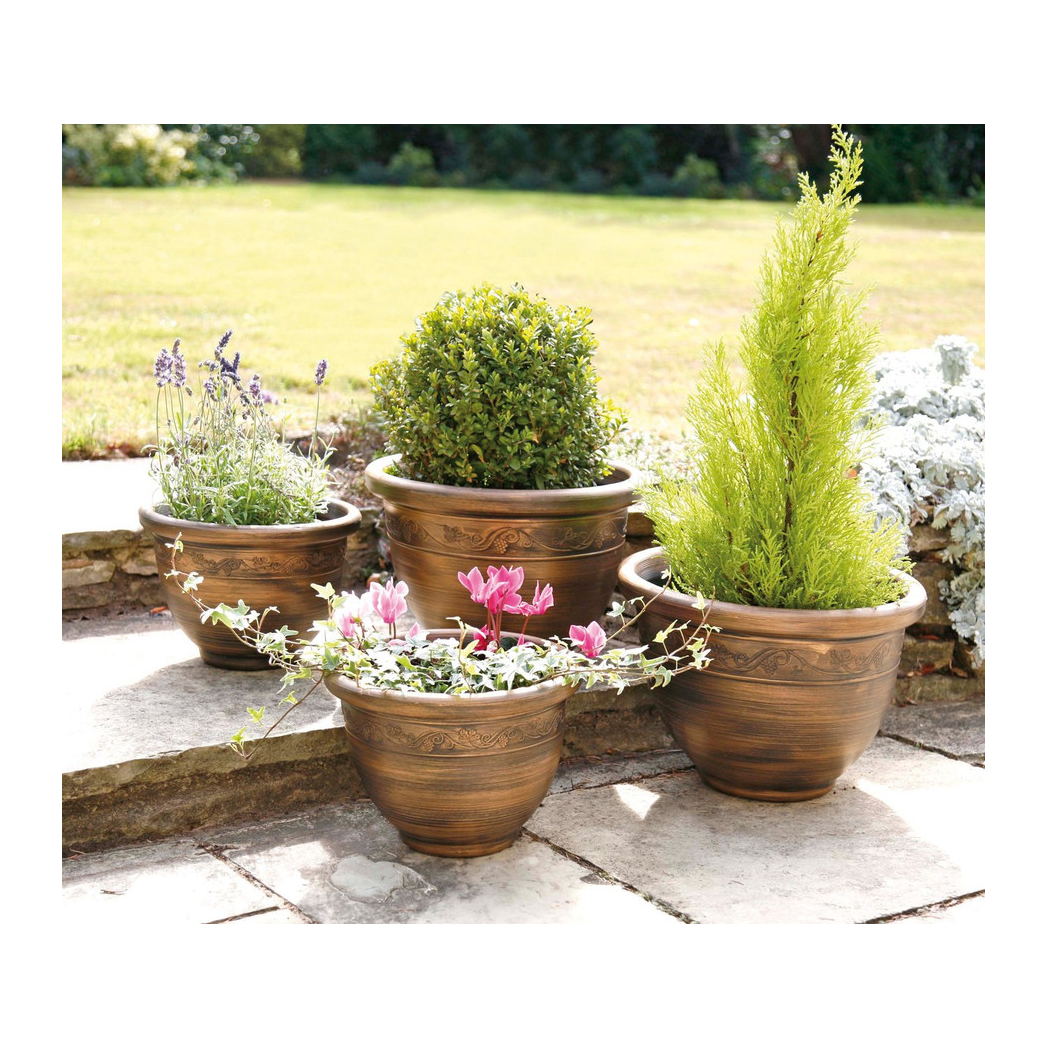 Pk 4 Wenlock Planters - Bronze