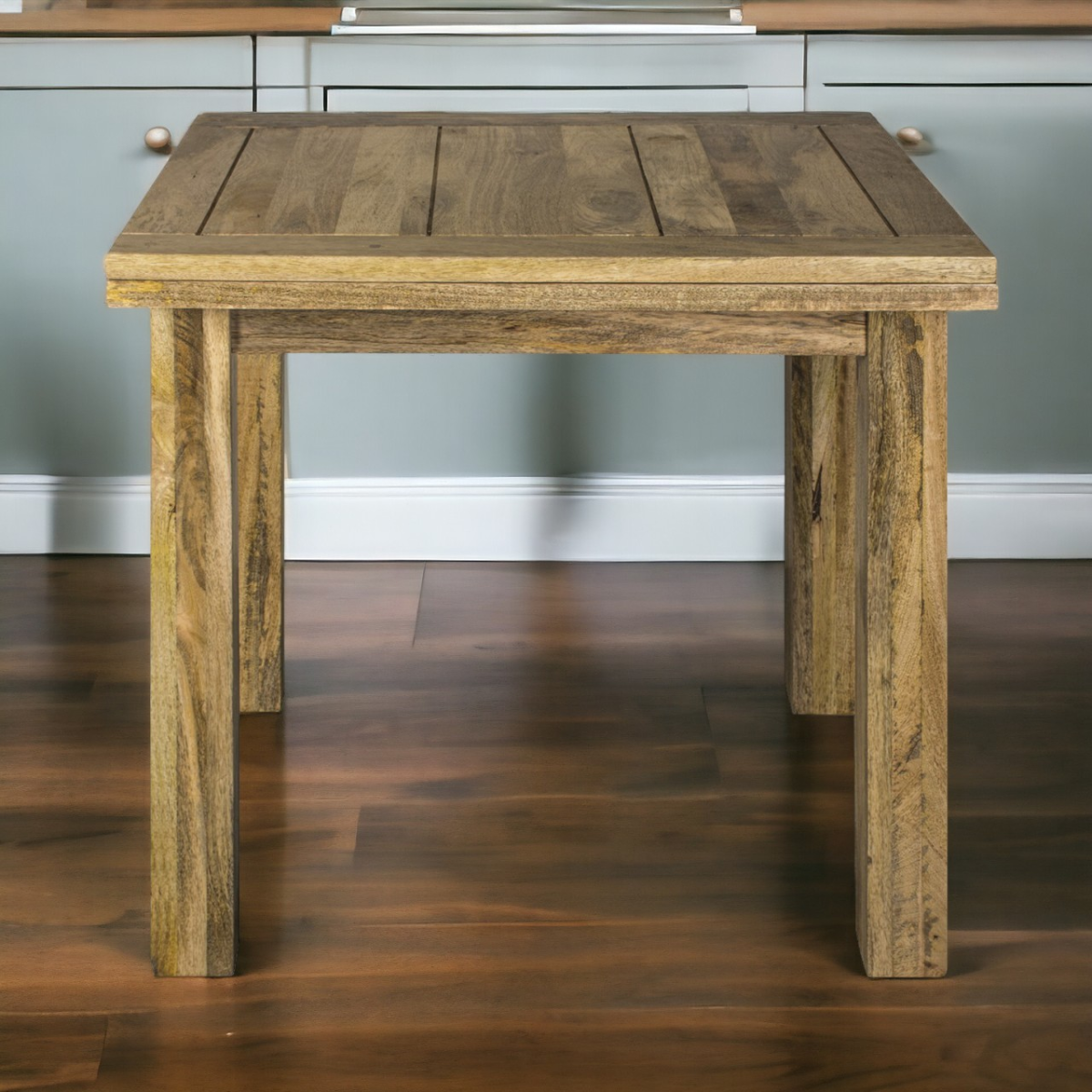 Artisan Furniture Solid Mango Wood Granary Butterfly Dining Table