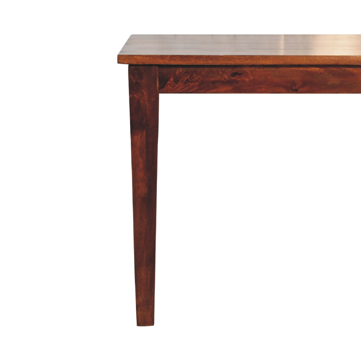 Artisan Furniture Solid Wood Chestnut Dining Table, Brown