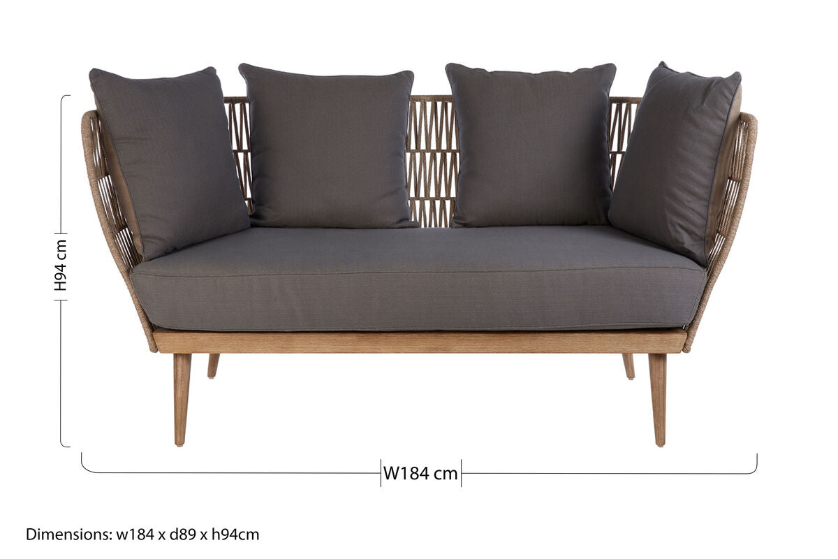 2 Seater Rope Sofa | Opus