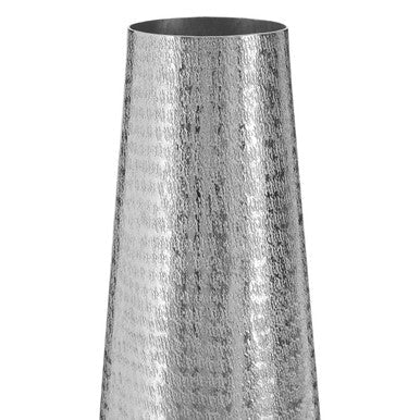 Safia Silver Hammered Effect Large Vase