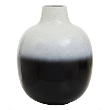 Large Black and White Ombre Vase | Ramus