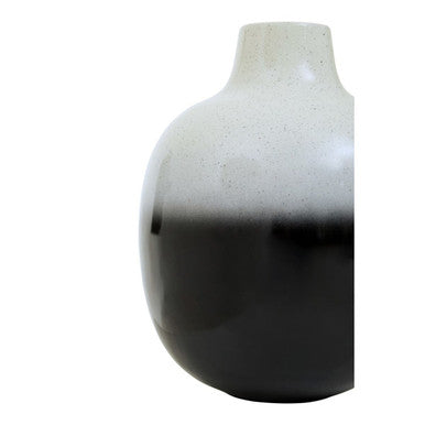 Large Black and White Ombre Vase | Ramus