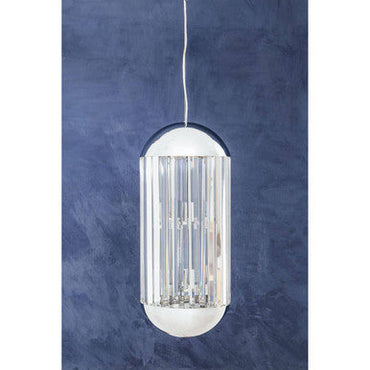 Chrome Finish 6 Bulb Pendant Light | Kensington Townhouse