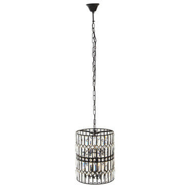 Babylon Six Black Pendant Light