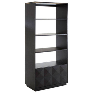 Oak Veneer Shelf Unit | Diamond