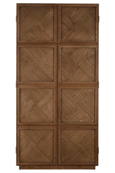 Natural Oak Wood Tall Cabinet | Salvar