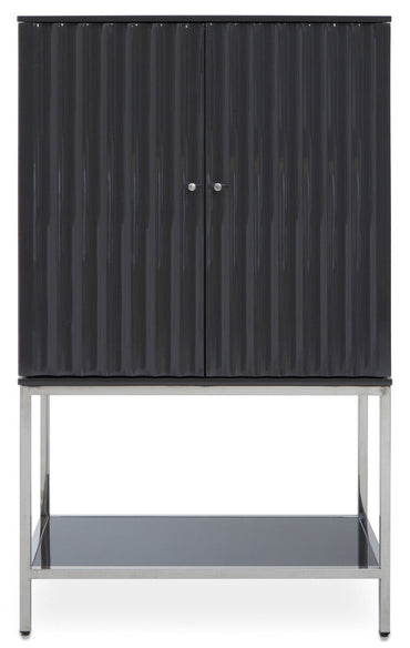 Grey Gloss Finish Cabinet | Genoa