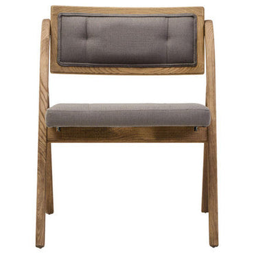 Grey Wash Elm Wood Folding Chair | Cebu