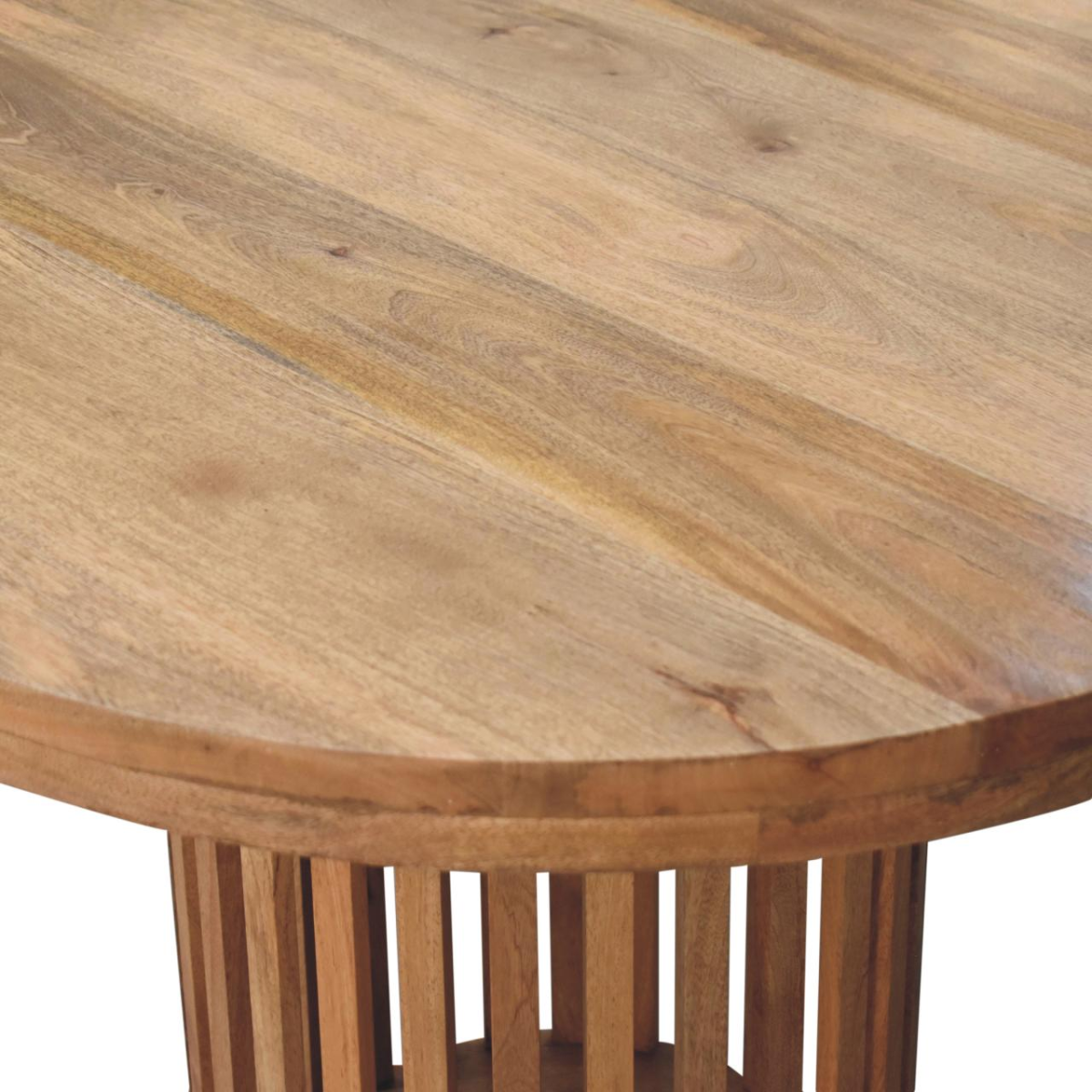 Artisan Furniture Solid Wood Ariella Round Dining Table, Beige
