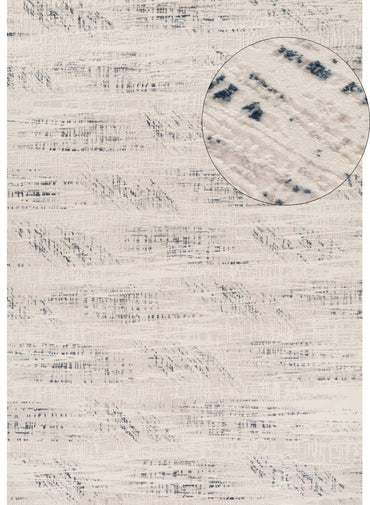 Carmel Cream-Blue Abstract Rug | 6030