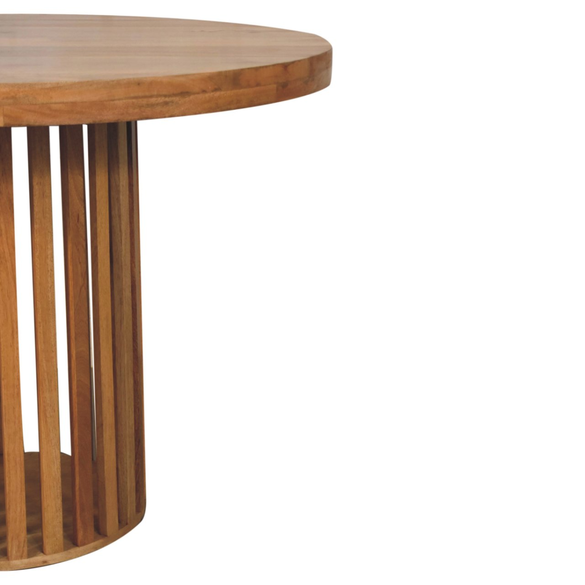 Artisan Furniture Solid Wood Ariella Round Dining Table, Beige