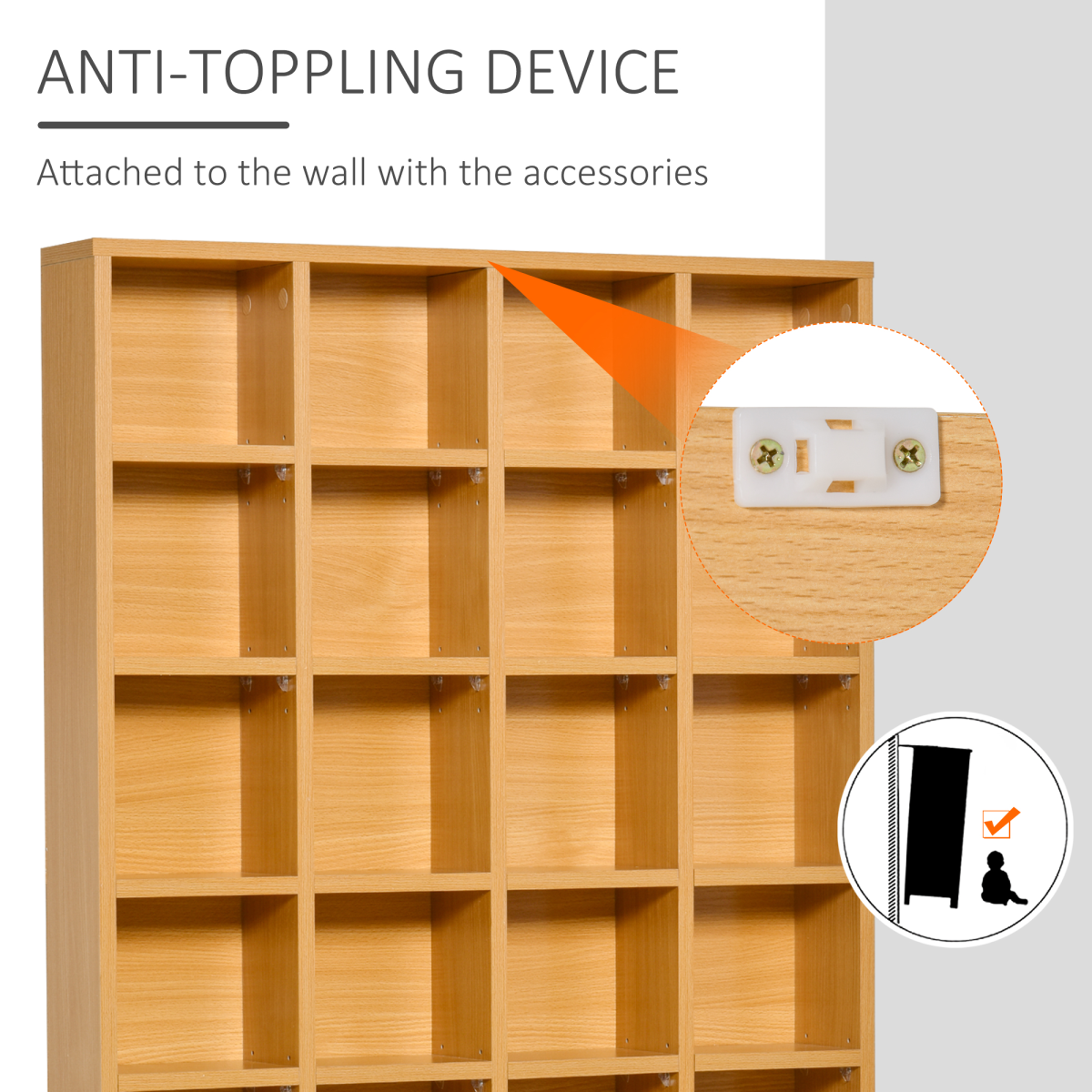 Shelves Rack Unit 24-Beech