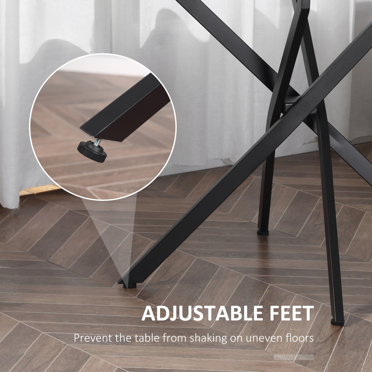 Aurora Clear Glass Side Table Round Metal Dining Table Dining Black