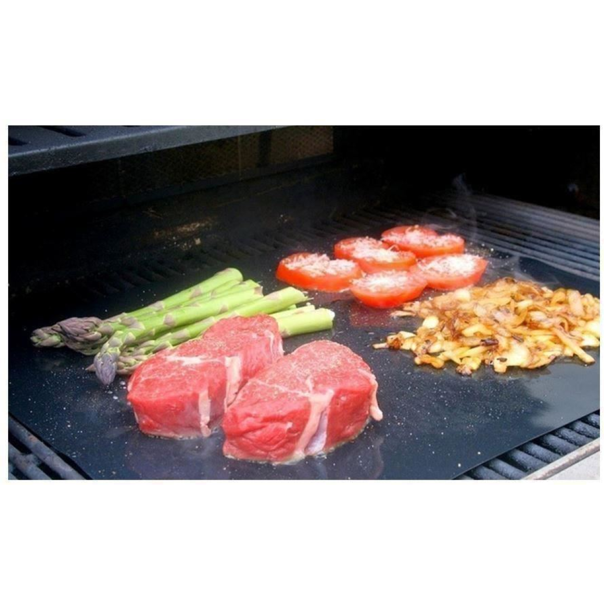 VINSANI RECTANGLE BBQ GRILL MAT x 8