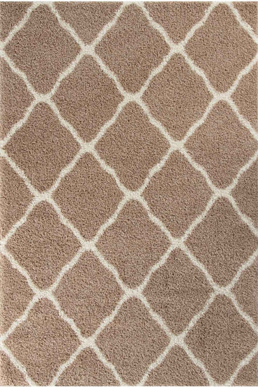 Moroccan Beige Shaggy Rug | 720