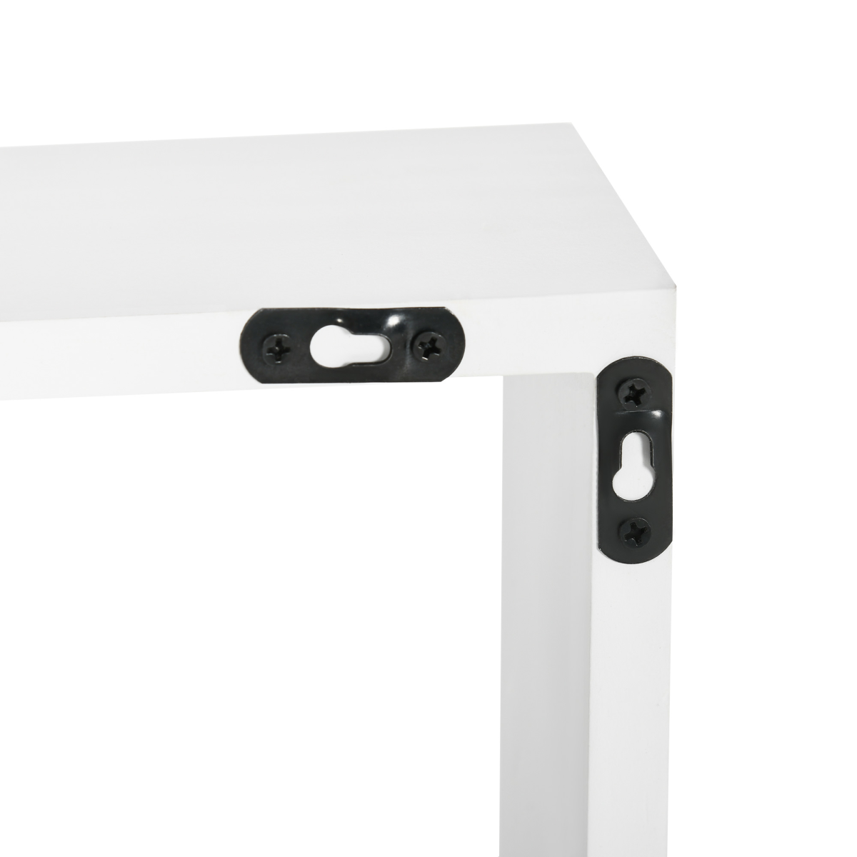 Aurora Floating Shelves, Interlocking Cube Shelves for Decoration, White