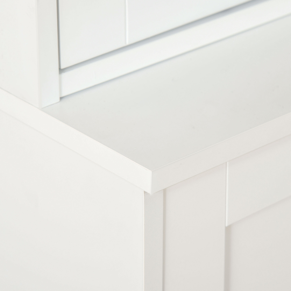 Modern Bookcase Display Storage Cabinet w/ Doors Adjustable Shelves