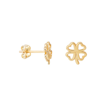 Four Leaf Clover Stud Earrings