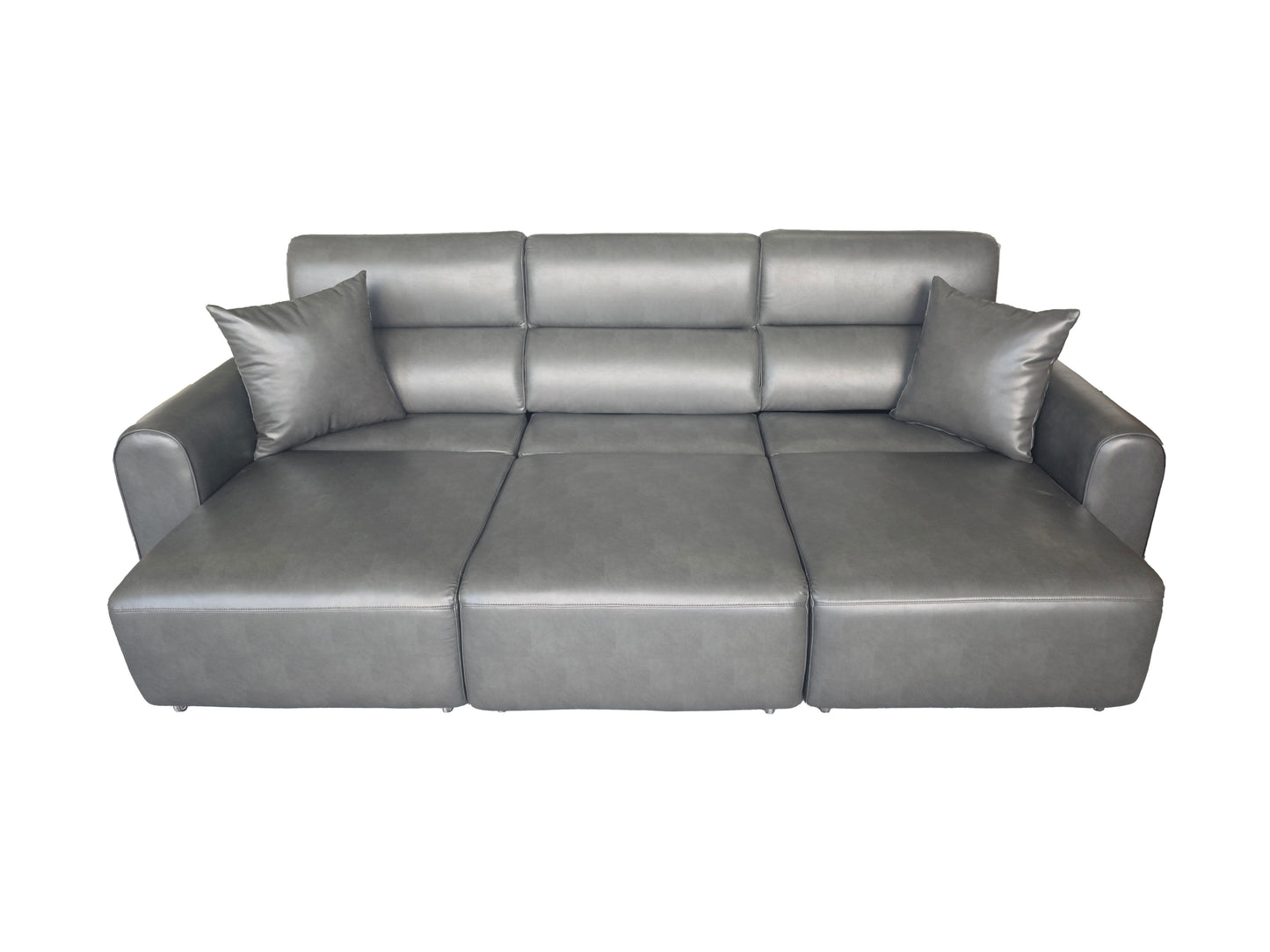 Conway Electric Sofabed Grey Fabric 3 Seater Sofa