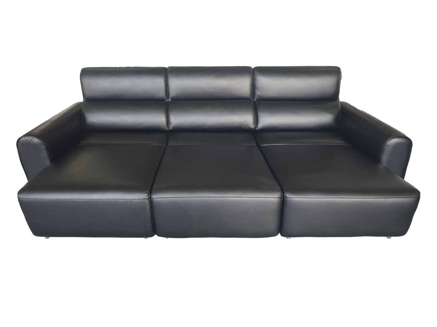 Conway Electric Sofabed Black Fabric 3 Seater Sofa