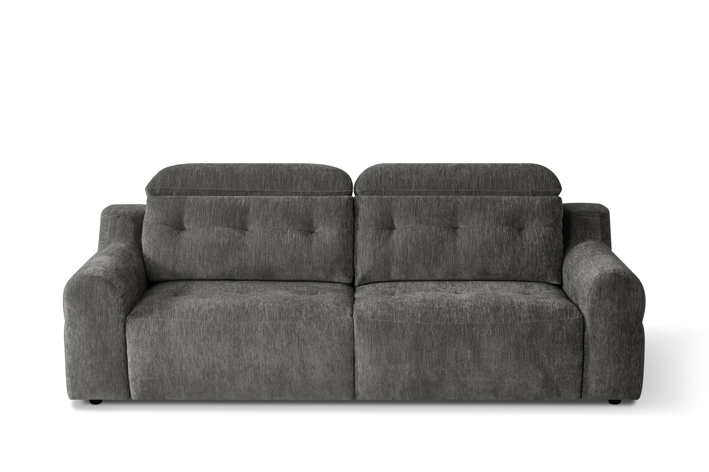 Harrison Electric Sofabed Charcoal Grey Fabric Sofa