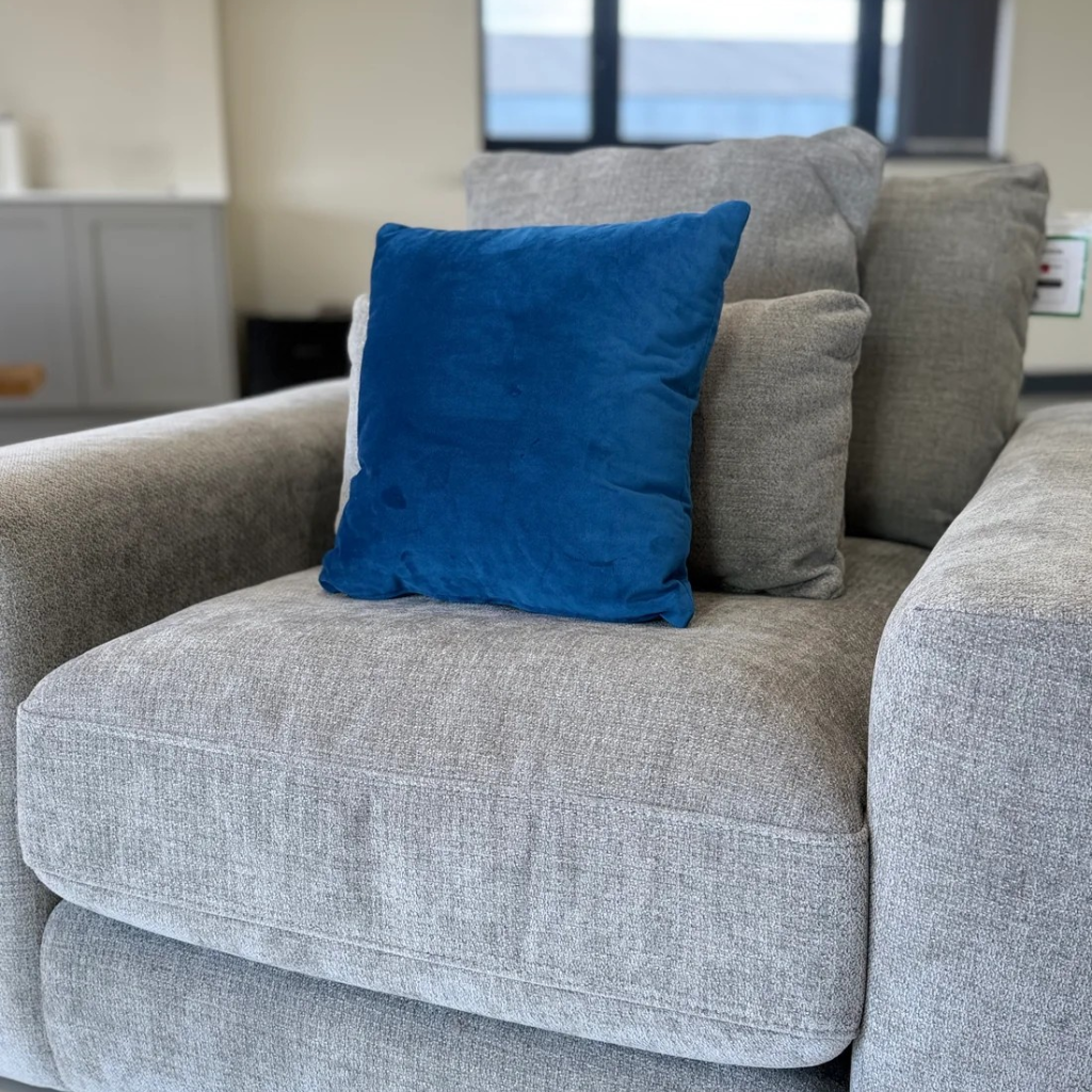 Jupiter Grey Fabric Armchair