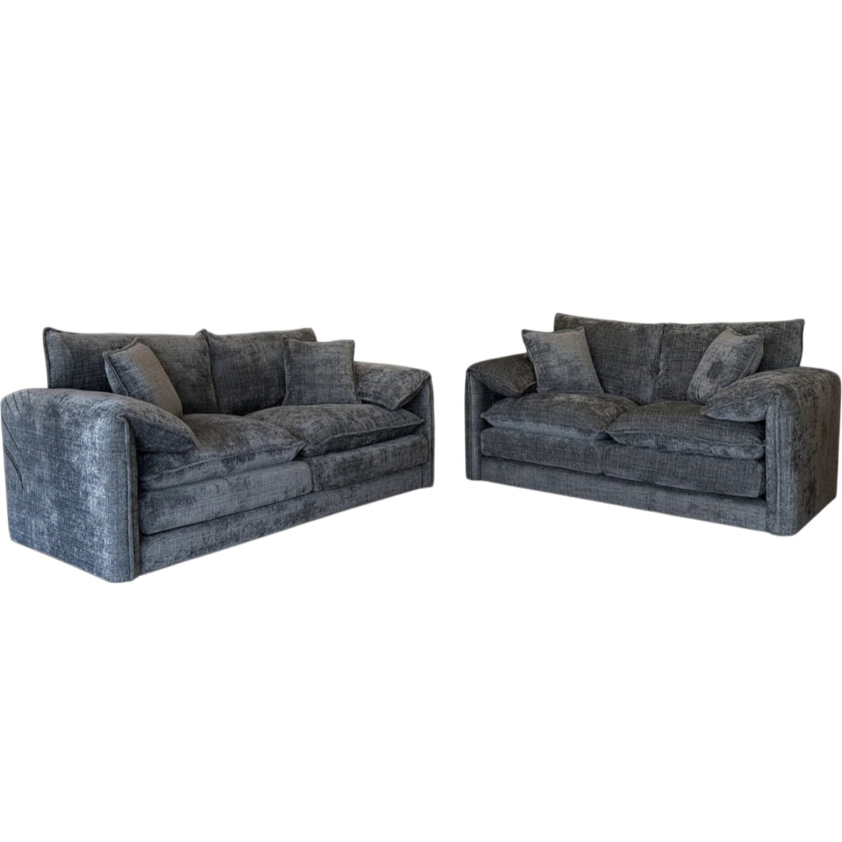 Laguna Grey Fabric 3+2 Sofa Suite