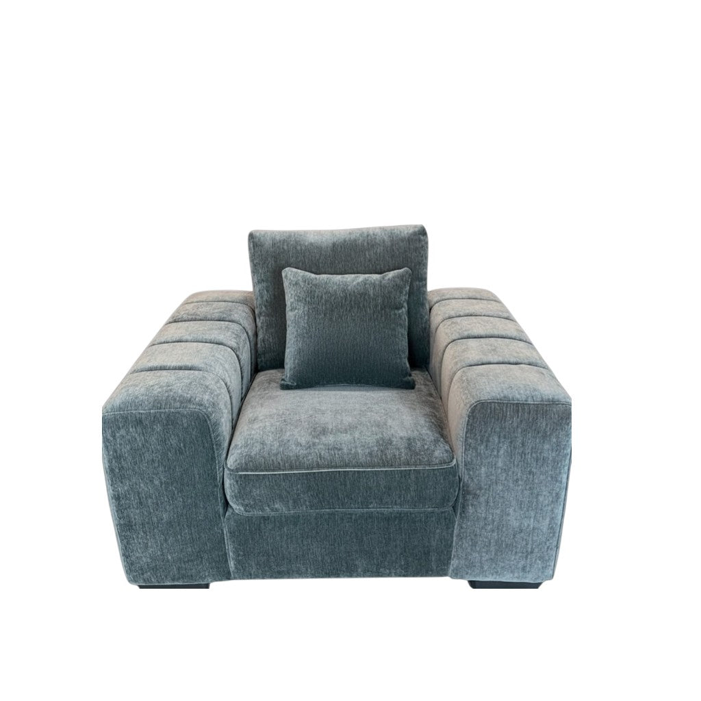 Laguna Grey Fabric Armchair