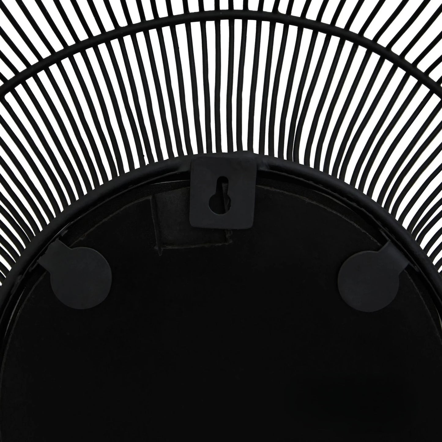 Luxury Chico 61cm Modern Black Wire Industrial Wall Mirror
