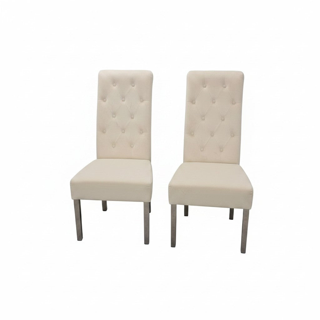 Luxury Einar Dark Grey Velvet Dining Chair With Scroll Top Quilted Back And Chrome Lion Knocker