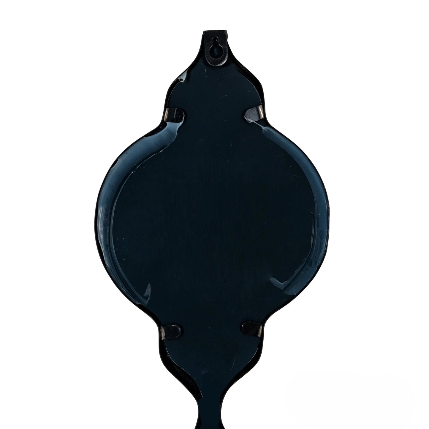 Luxury Elden 132cm Vertical Quatrefoil Slim Wall Mirror In Black