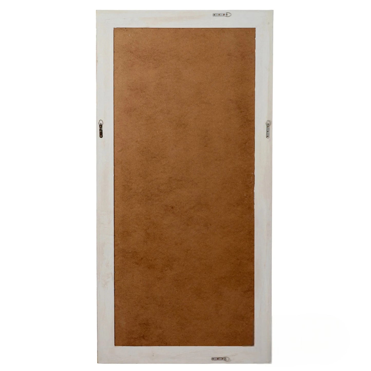 Luxury Lumi 180cm x 90cm Large Washed Wood Stepped Frame Wall Mirror