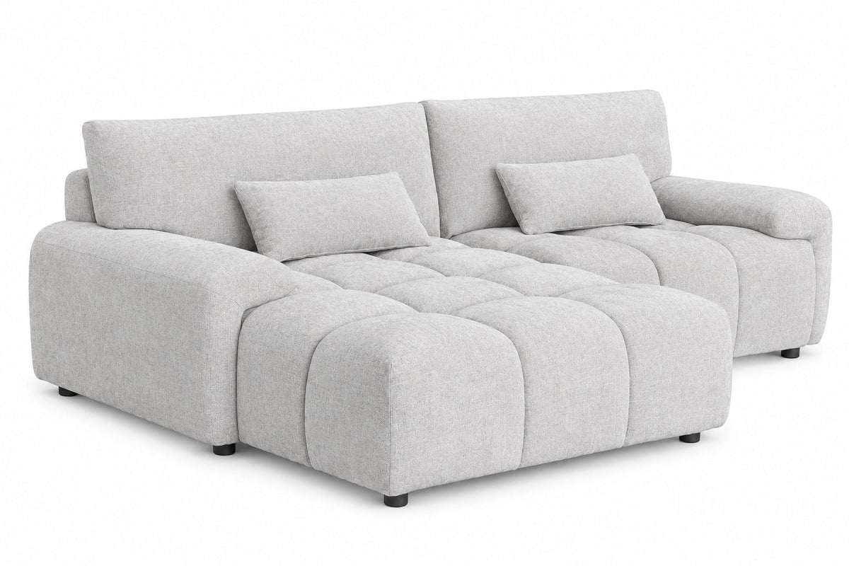 Oakham Grey Fabric Universal Corner Sofa
