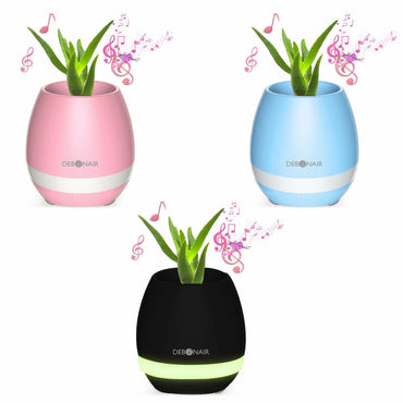 Debonair Music Flower Pot Bluetooth Speaker for Bedroom, Office & Living Room