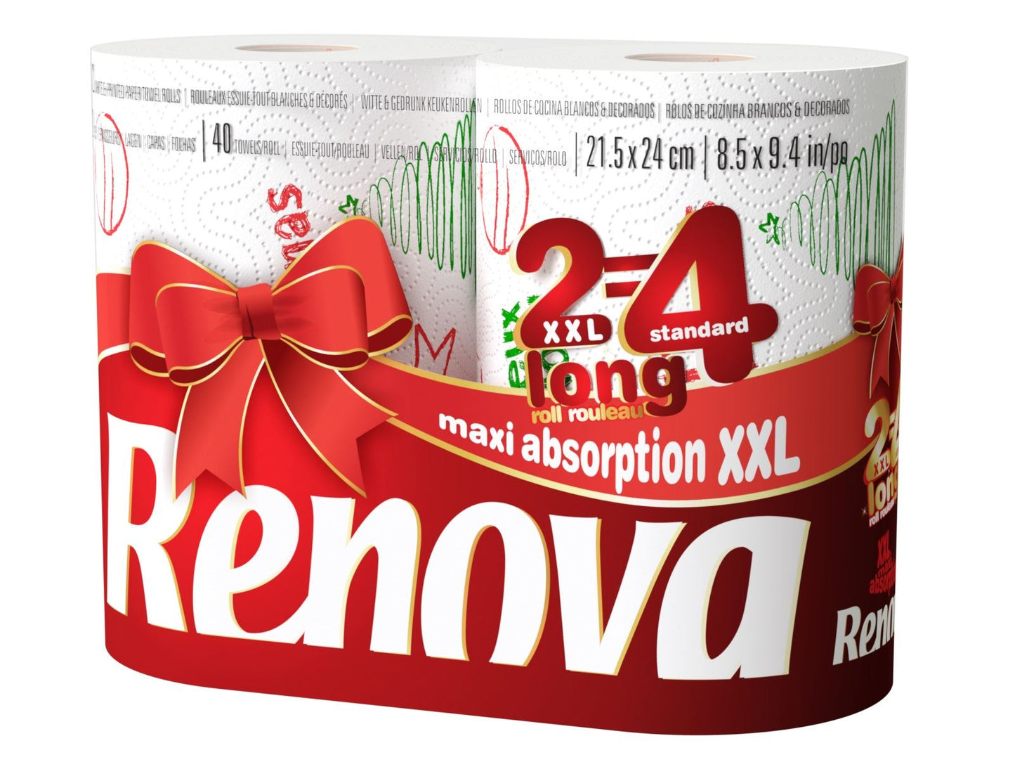 Renova 9 Rolls Xmas TR + 2 Rolls Xmas KT