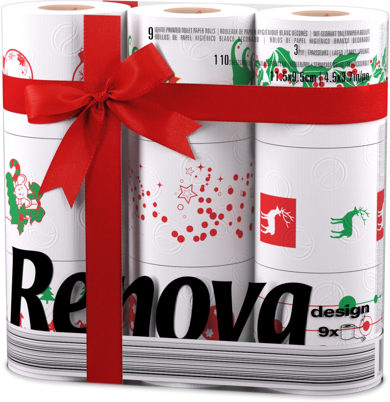 Renova 9 Rolls Xmas TR + 2 Rolls Xmas KT