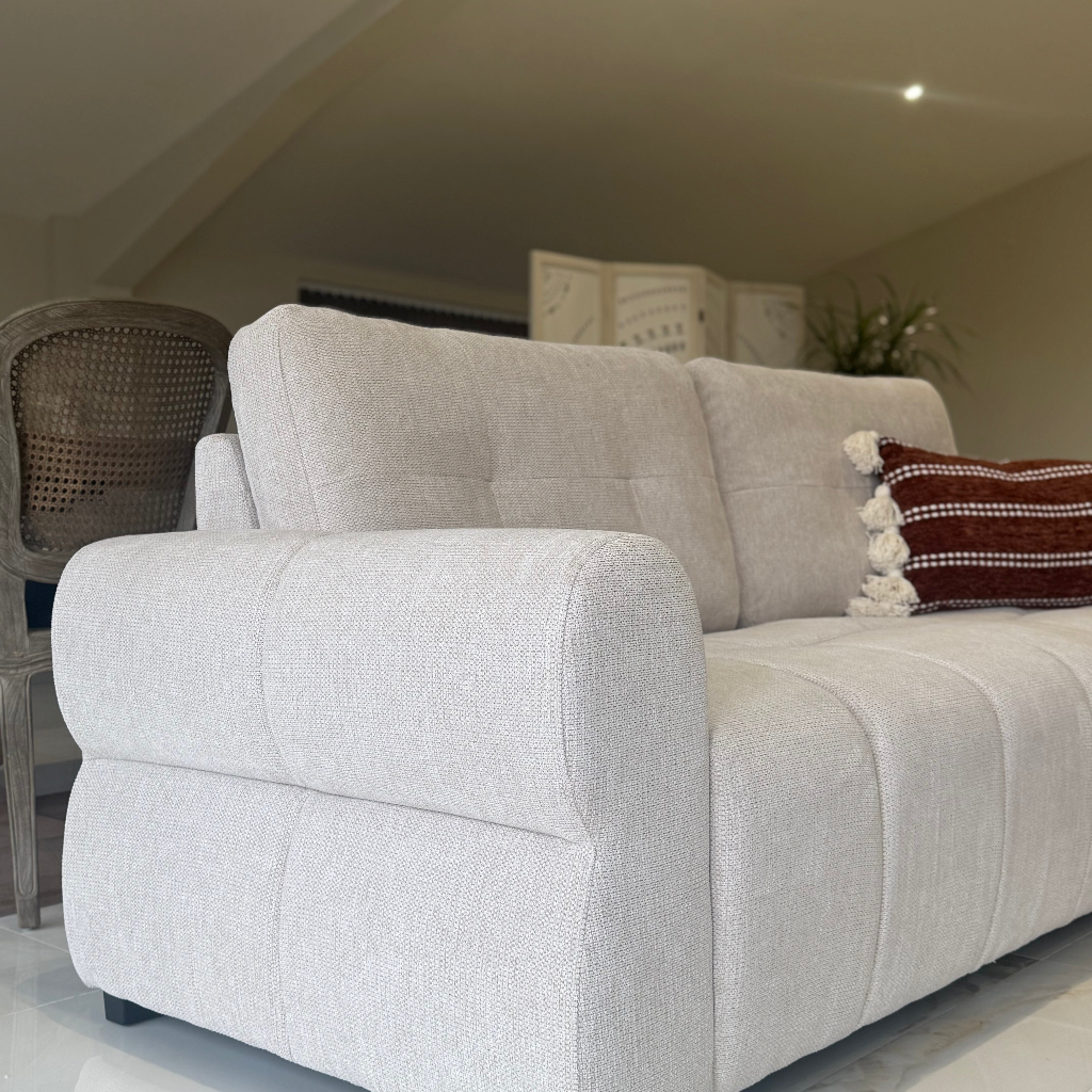 San Marino Beige Fabric 3+2 Sofa Suite