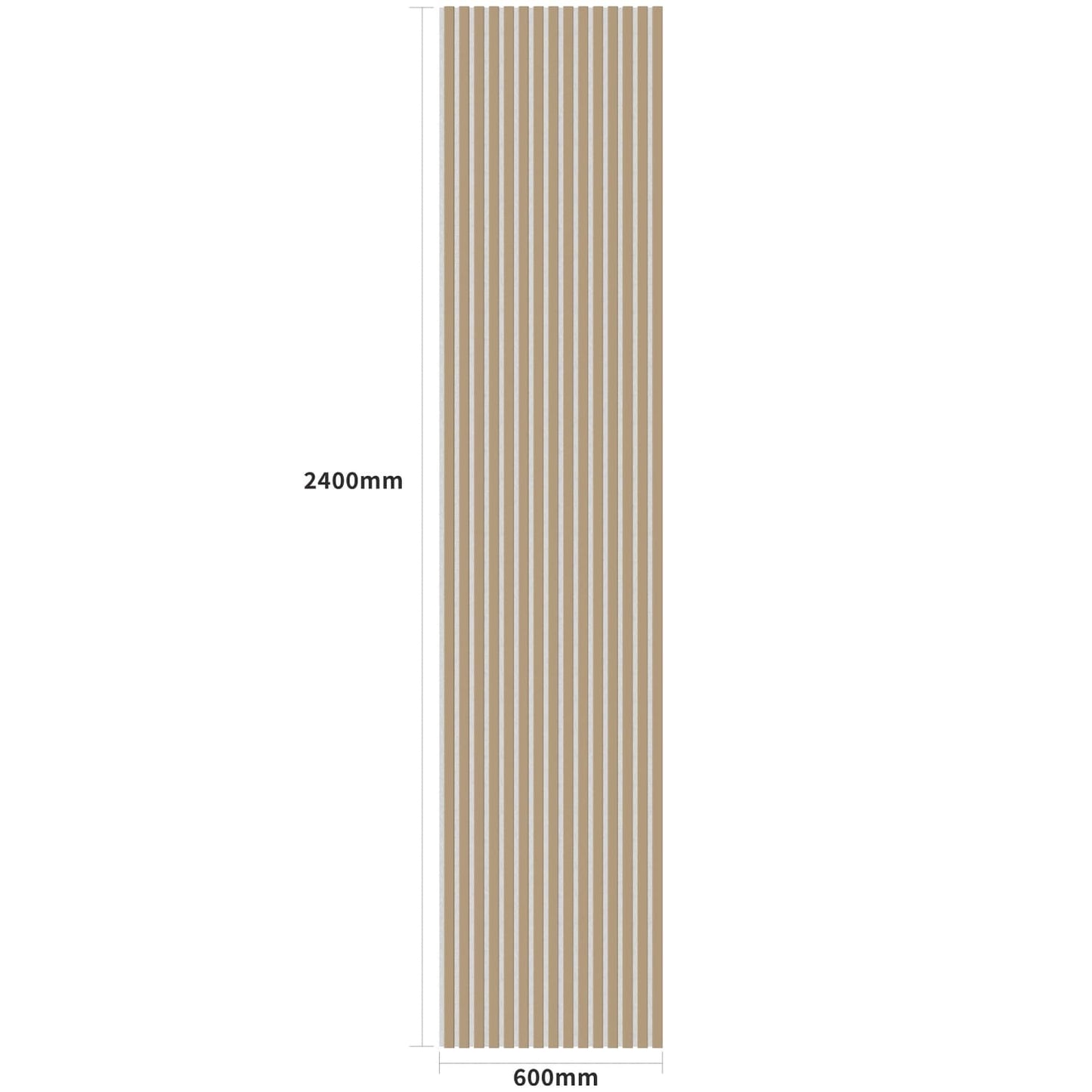 Acoustic Wall Panels In Biscuit With White Backing