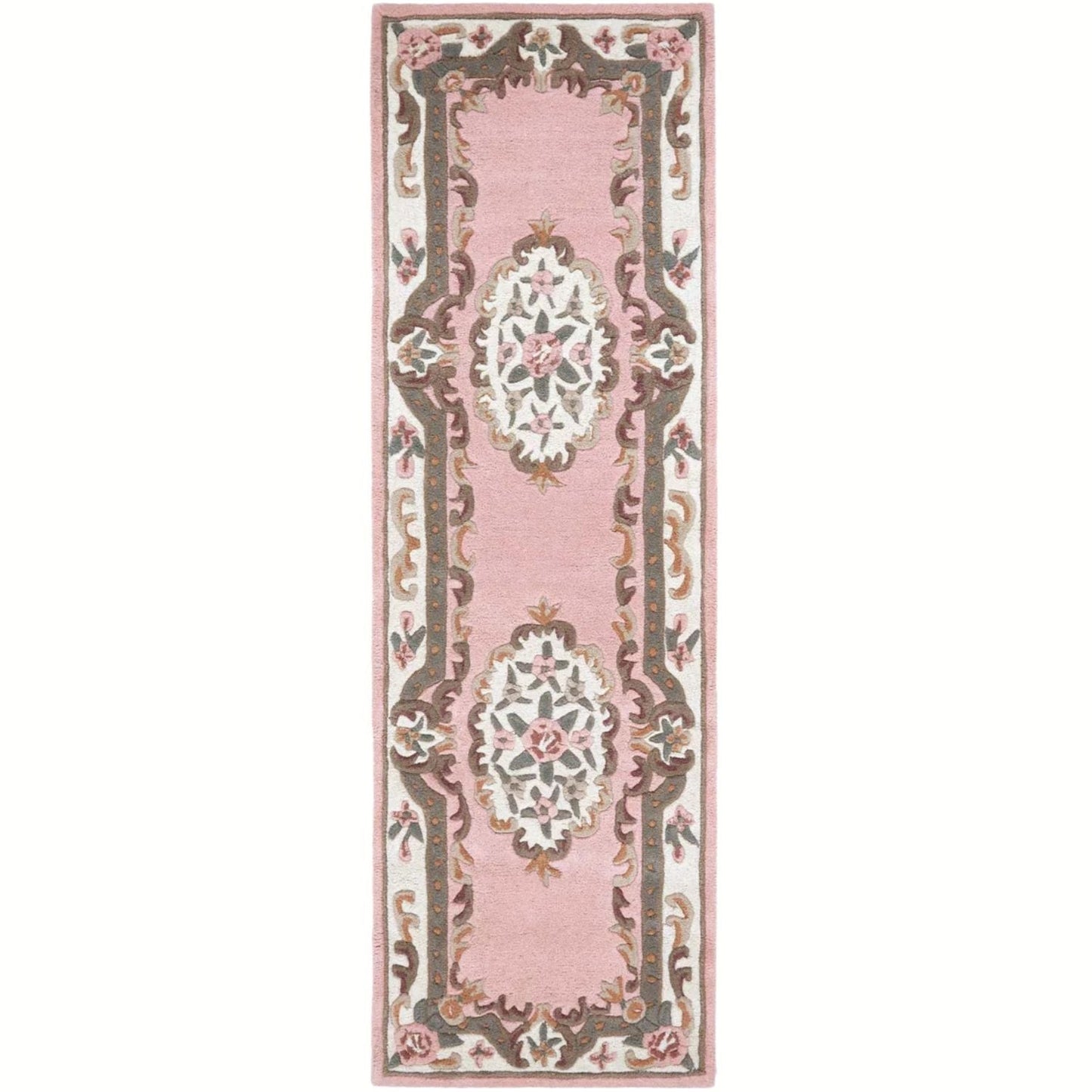 Shensi Pink Medallion Rug