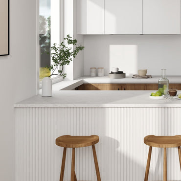 Small Fluted Mini Ribbed Wall Panels in DIY Primed - Ready To Paint- 240cm x 60cm