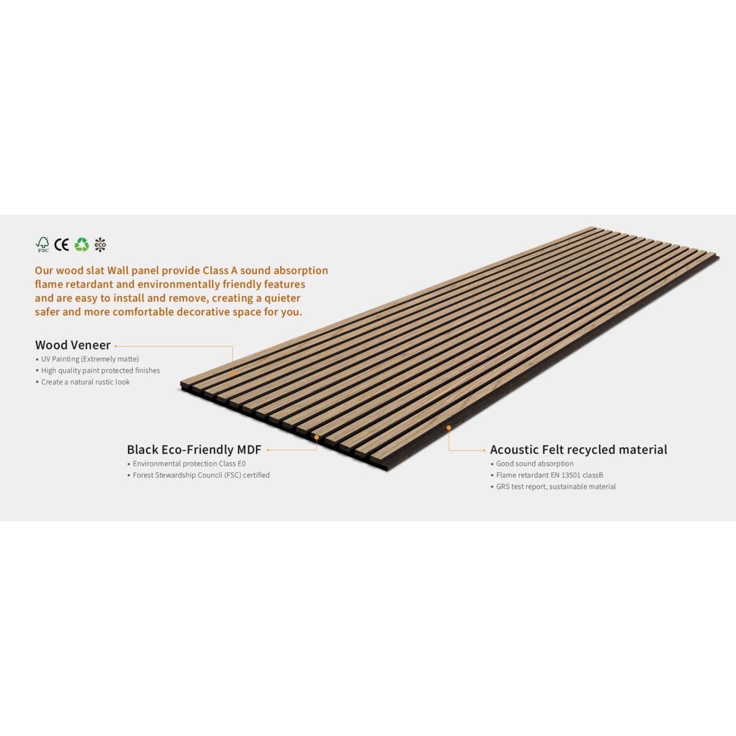 Walnut Acoustic Wall Panels