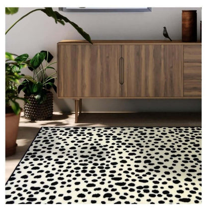 Maestro Dalmation Rug - Black & White