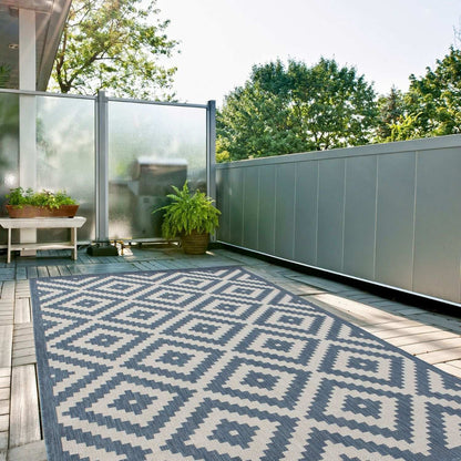 Ecology Outdoor Rug Blue | 100blu