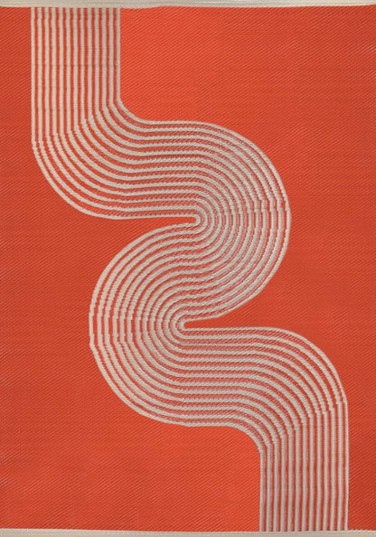 Urban Outdoor Rug Terra & Beige | 1010