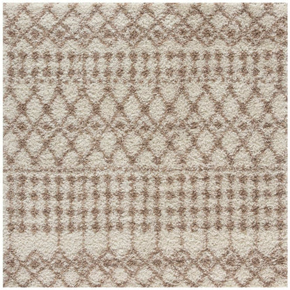 Moroccan Ivory Beige Shaggy Rug | 1030