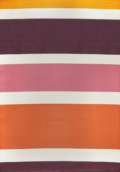 Rainbow Outdoor Rug Pink | 1030