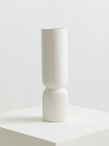 Fia White Vase