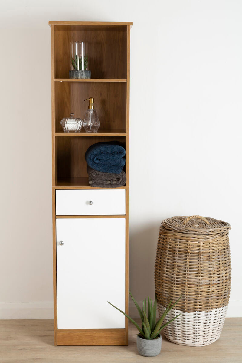 Oak Effect Floor Standing Cabinet | Vida