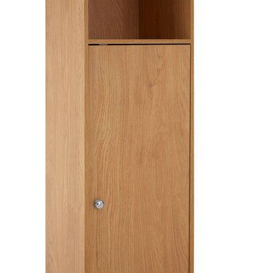 Portland Tall Oak Veneer Cabinet | Portland Oak